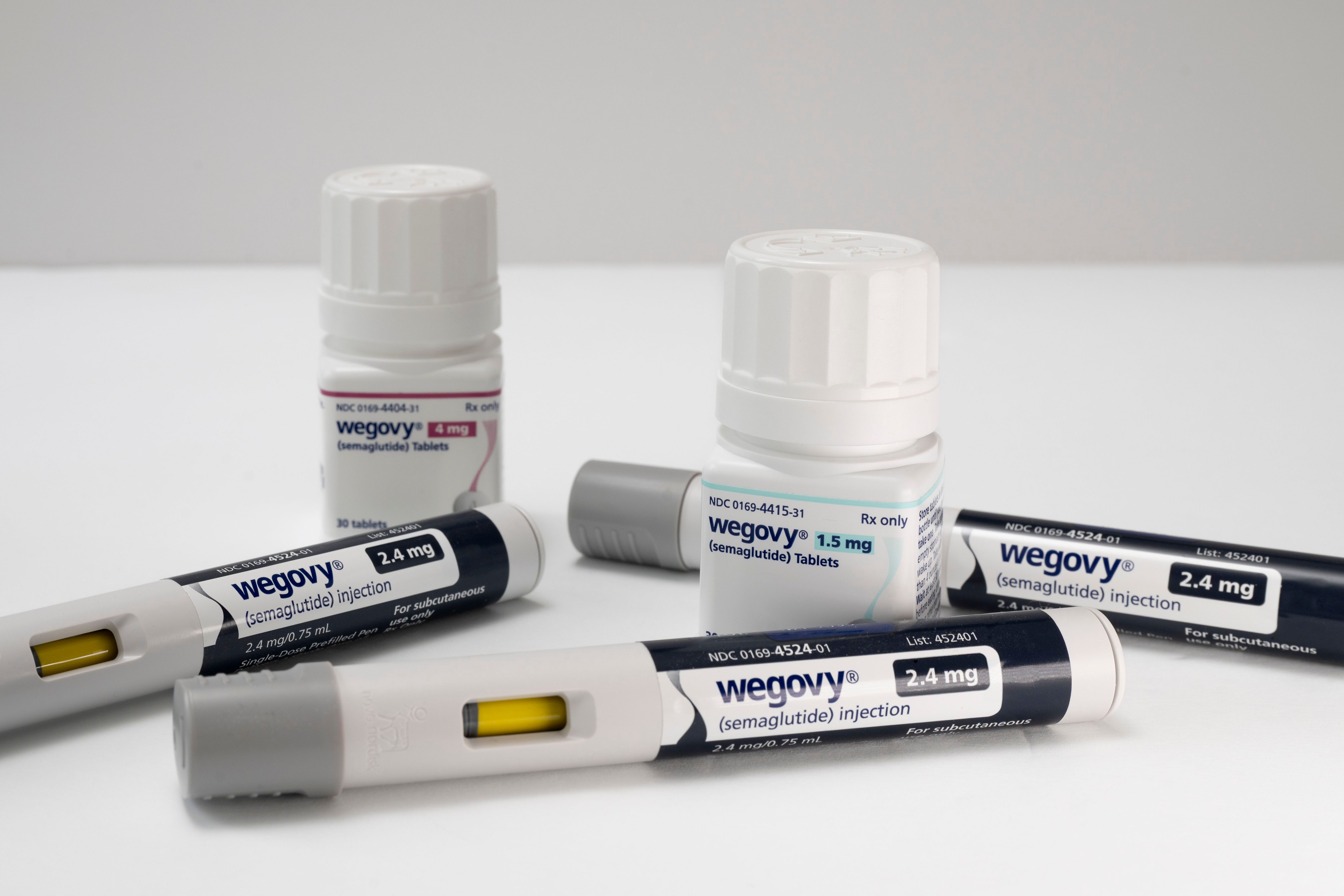 The major GLP-1 semi-glutide drug brands.