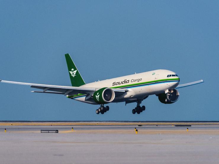 A Saudi Cargo plane.
