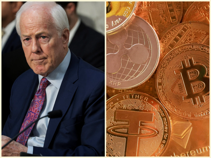John Cornyn and crypto tokens