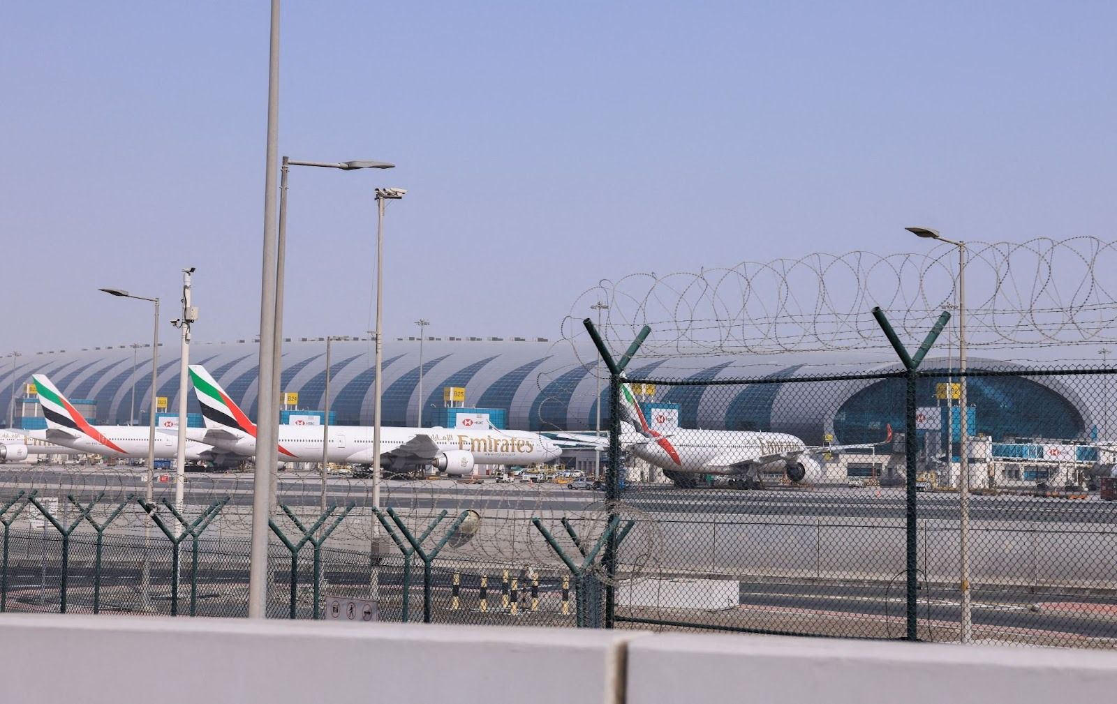 Emirates jets grounded. 