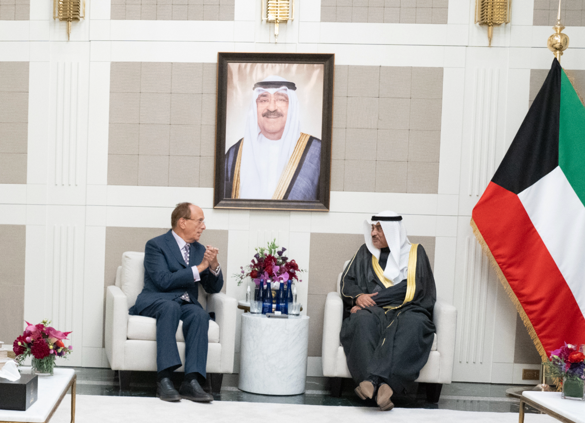 Kuwait’s Amir Representative meets American CEOs.