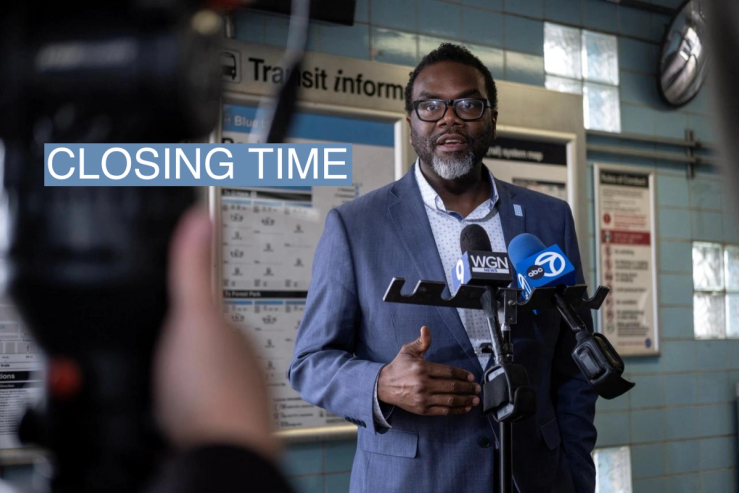 Chicago mayoral candidate Brandon Johnson