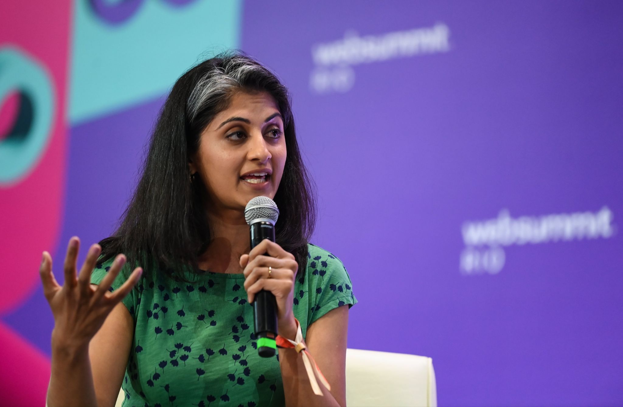 Amee Parbhoo, co-managing partner at Accion Ventures, at Web Summit Rio 2023 in Rio de Janeiro, Brazil.