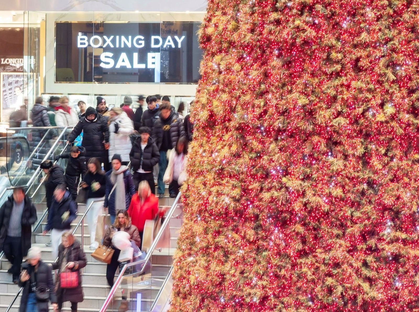 Boxing Day shoppers