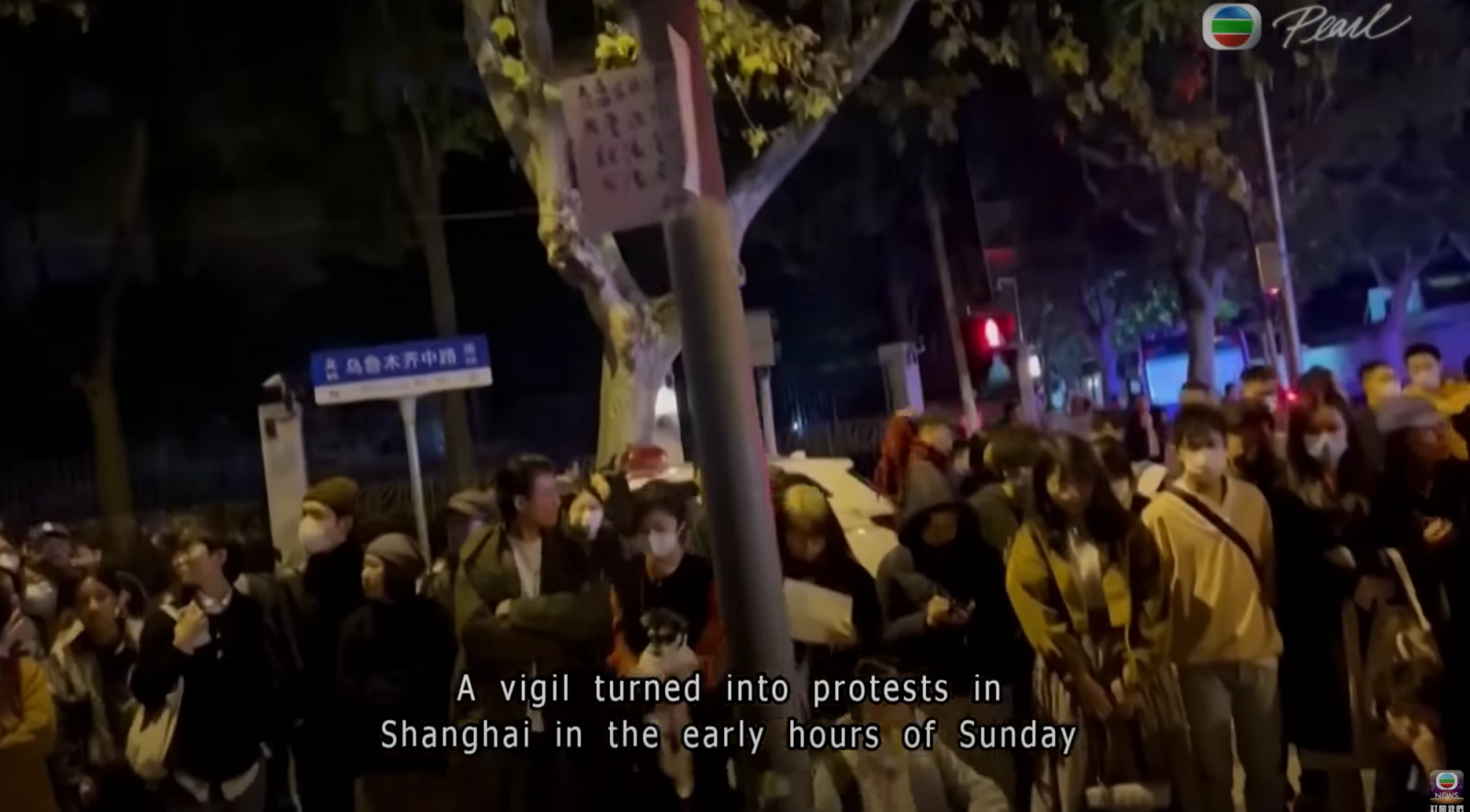 TVB News on protests
