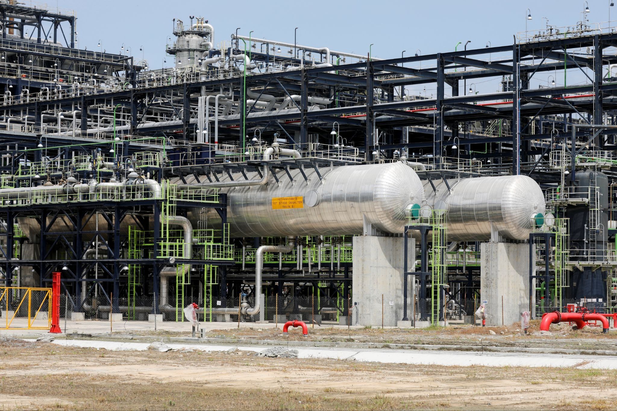 The Dangote Petroleum refinery in Lagos.
