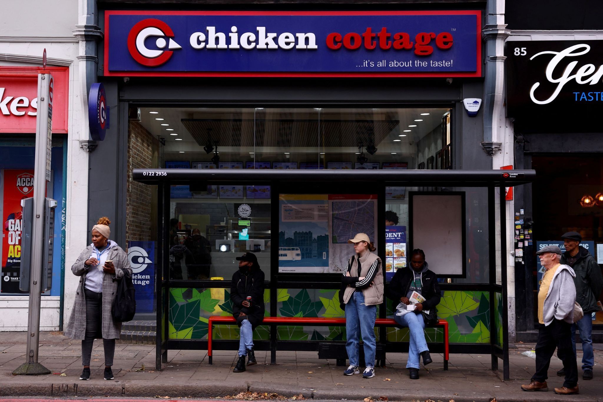 A Chicken Cottage franchise in London. 