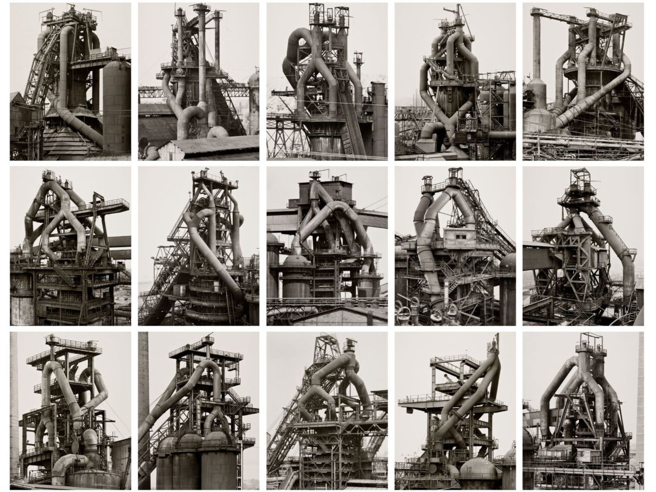 Bernd and Hilla Becher, “Hochöfen (Blast Furnaces)”