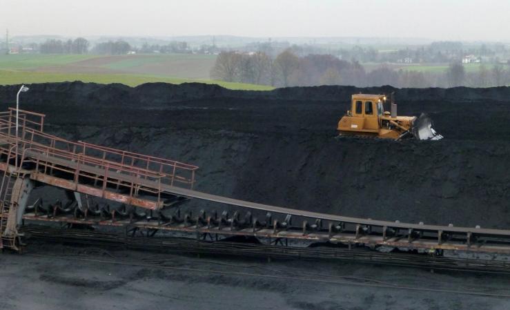 A coal mine.