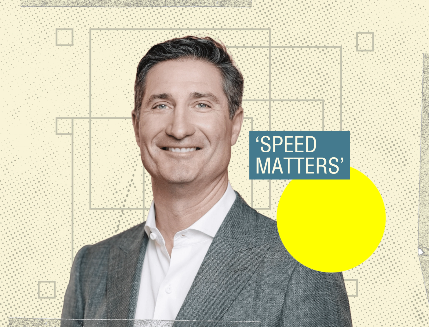 A graphic showing Starbucks CEO Brian Niccol.