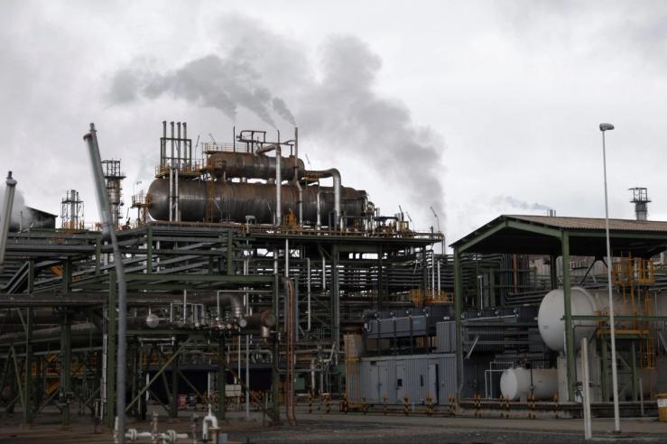 Dangote Industries oil refinery and fertilizer plant site in Ibeju Lekki, Lagos.