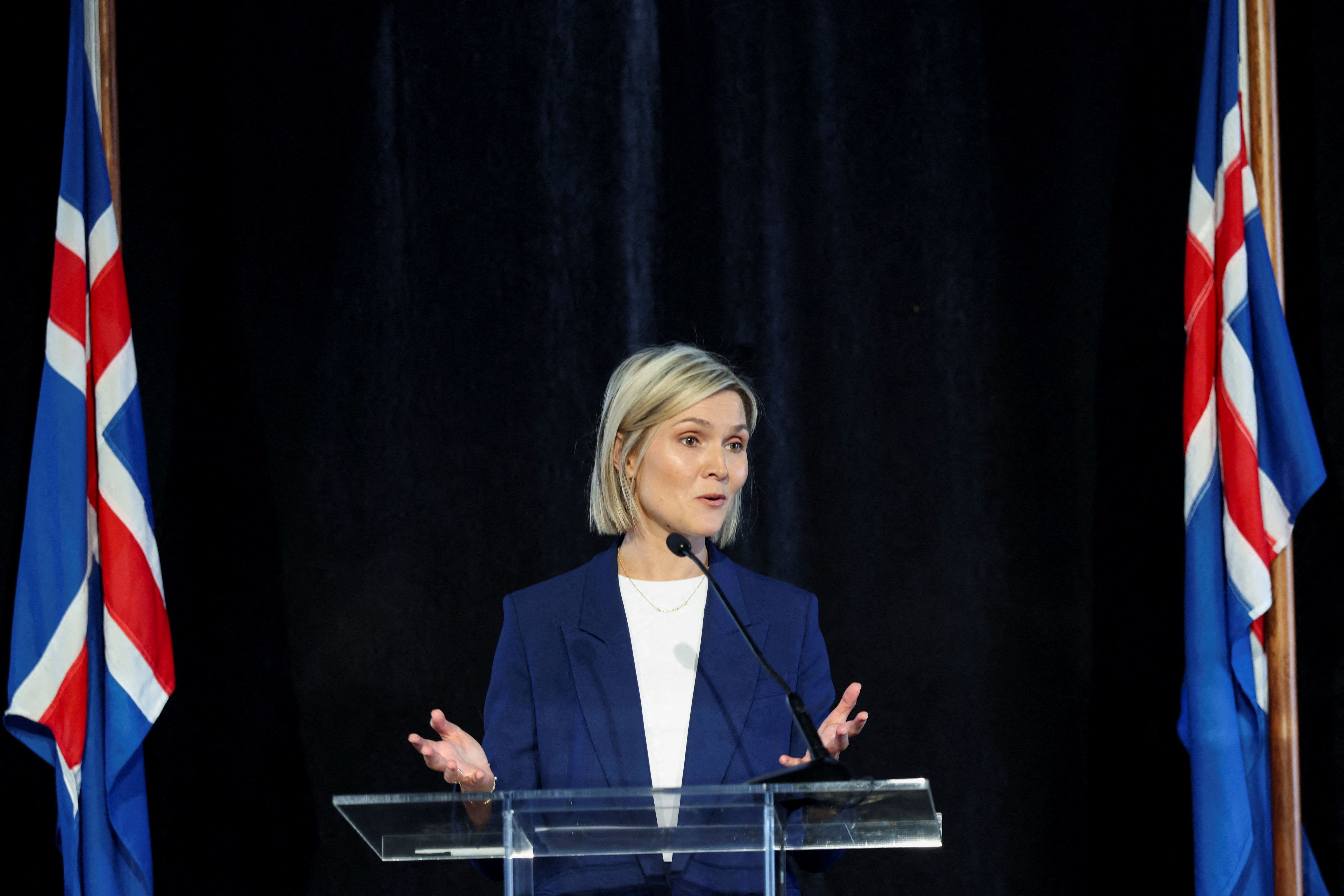 Iceland’s Prime Minister Kristrun Frostadottir