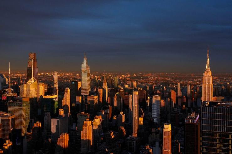 The Empire State Building and Midtown Manhattan in New York City on Dec. 29, 2025.