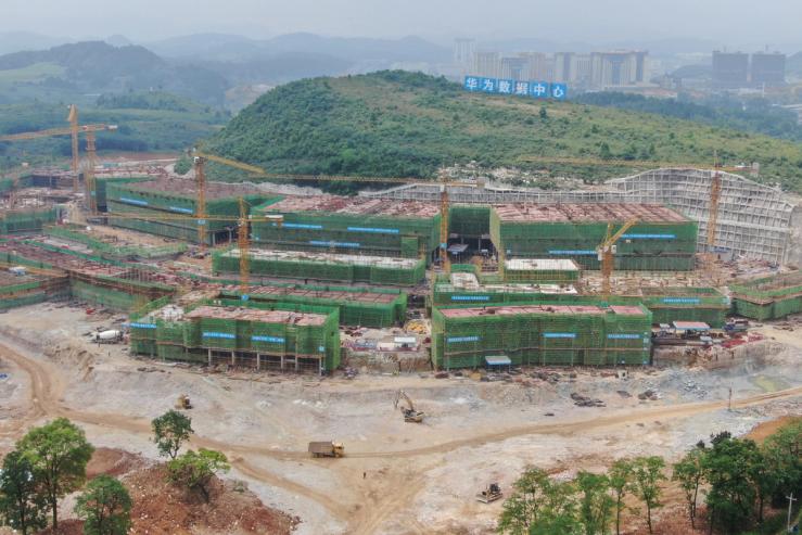 Huawei’s dat center under construction in China.