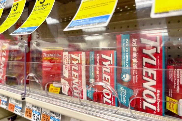 Tylenol for sale in the US.