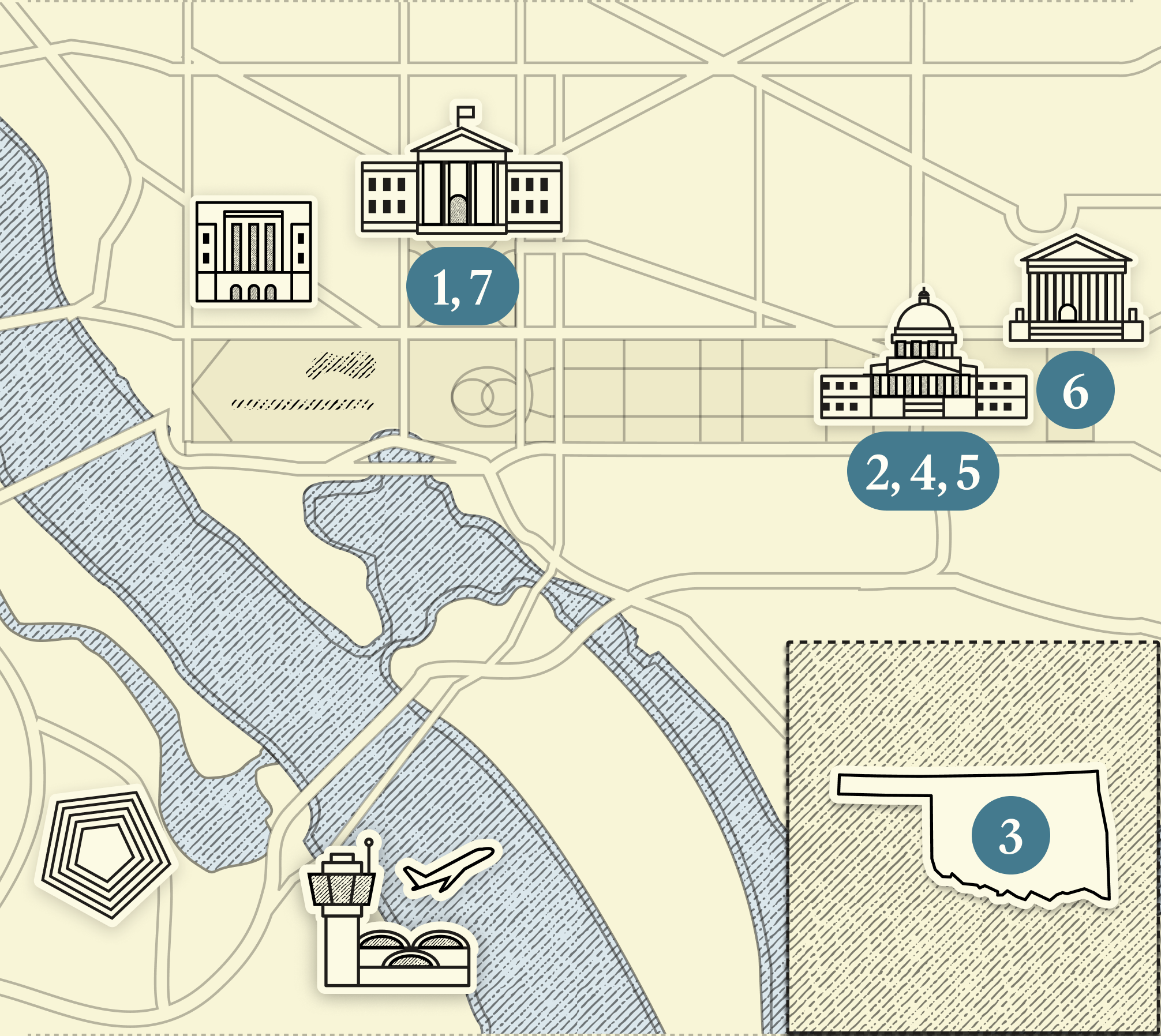 A map of DC.
