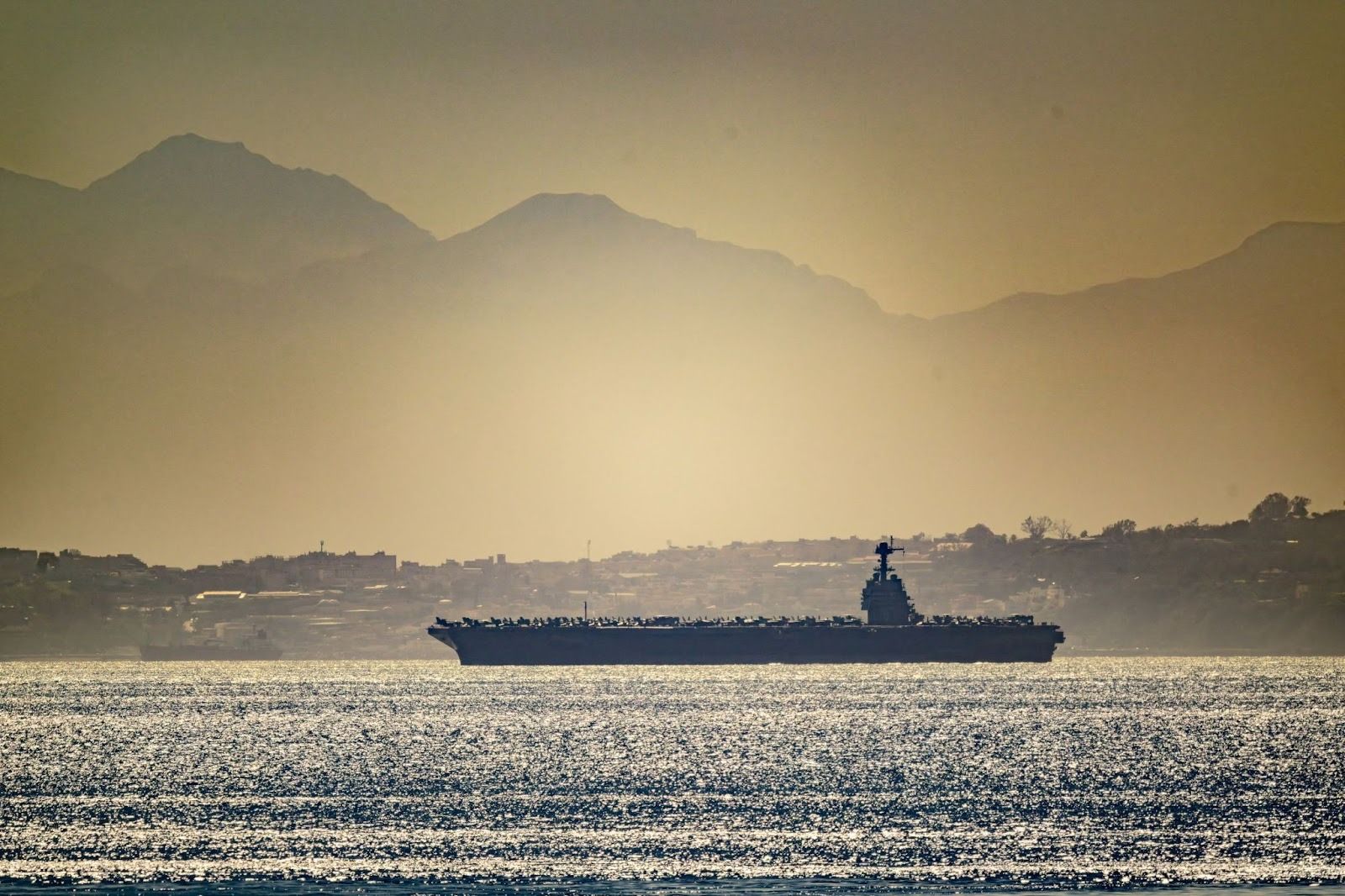 The USS Gerald Ford. 