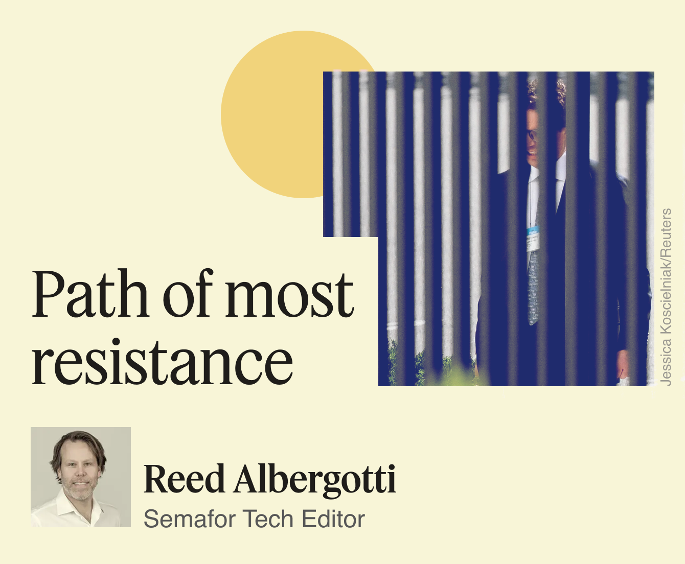Path of most resistance. 