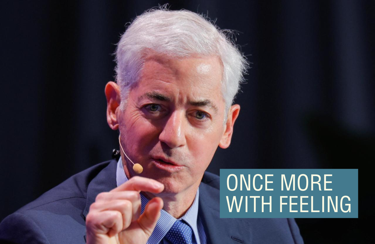Bill Ackman, founder and CEO of Pershing Square Capital Management, attends the Milken Conference 2025 in Beverly Hills.