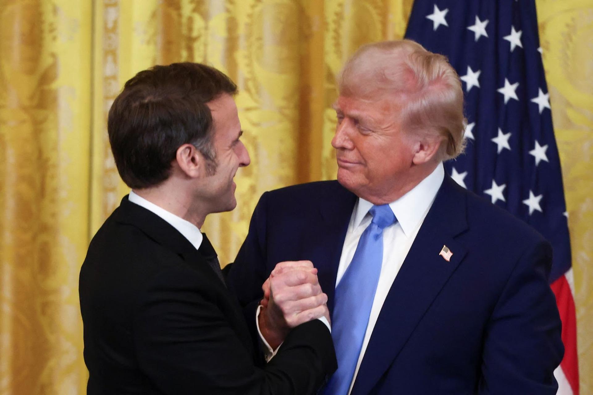 Macron and Trump