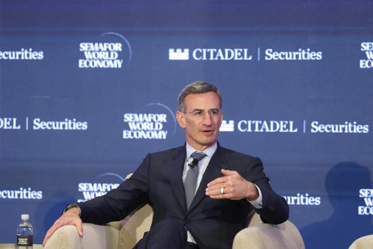 Peter Orszag (CEO & Chairman - Lazard) speaks on stage during Semafor World Economy 2026 on April 13, 2026 in Washington, DC.