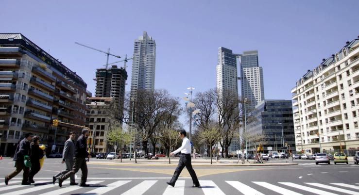 Buenos Aires Puerto Madero neighbourhood.