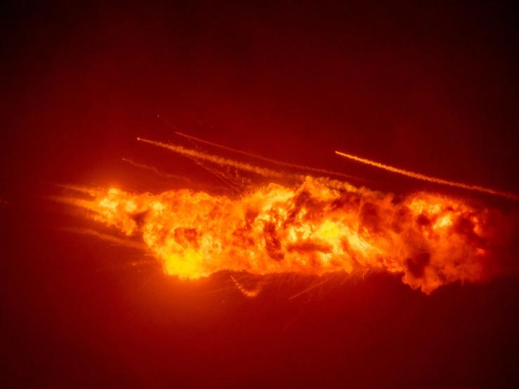 China’s rocket explosion