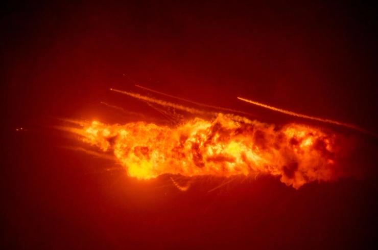 China’s rocket explosion
