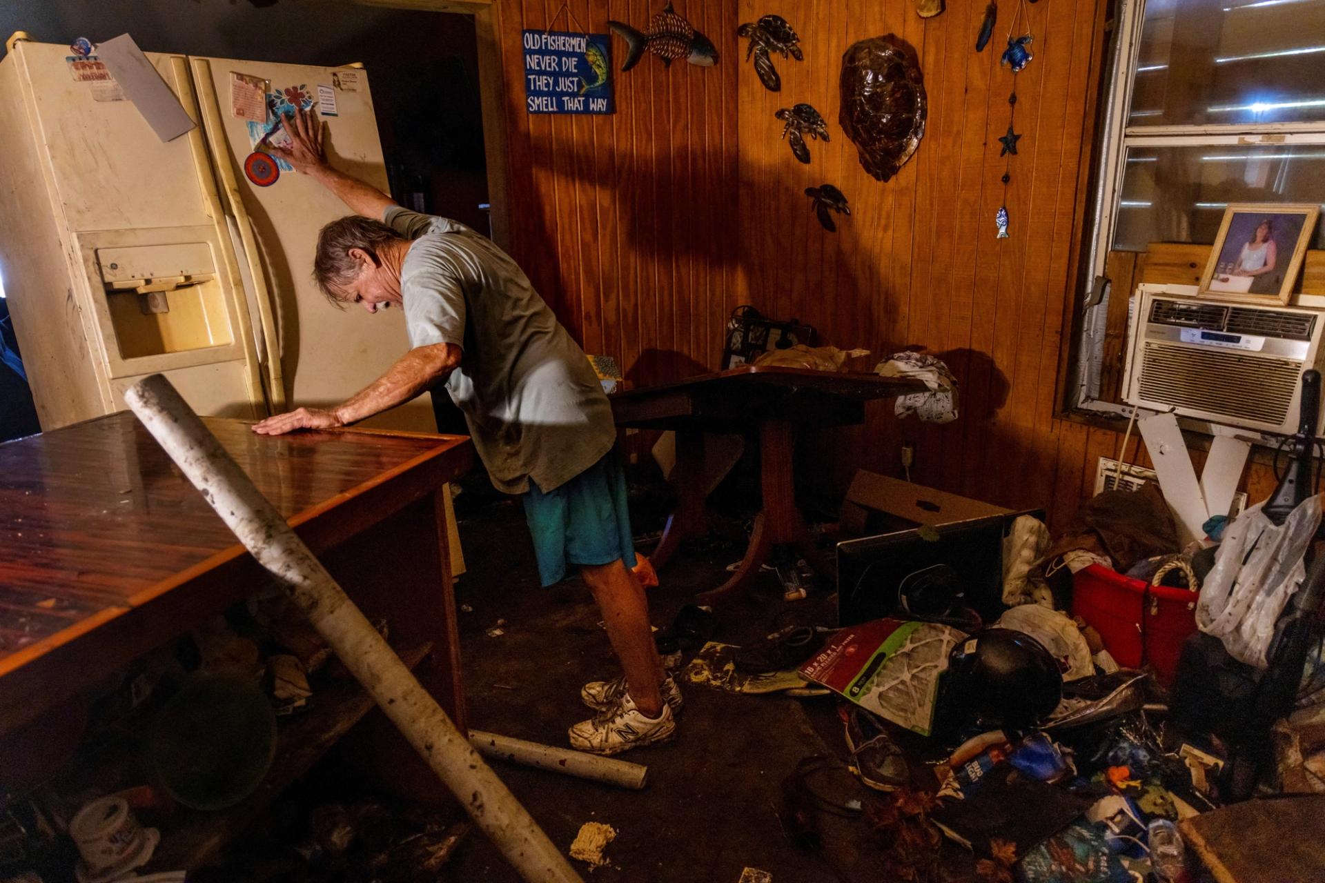 Hurricane Helene's aftermath in Florida.