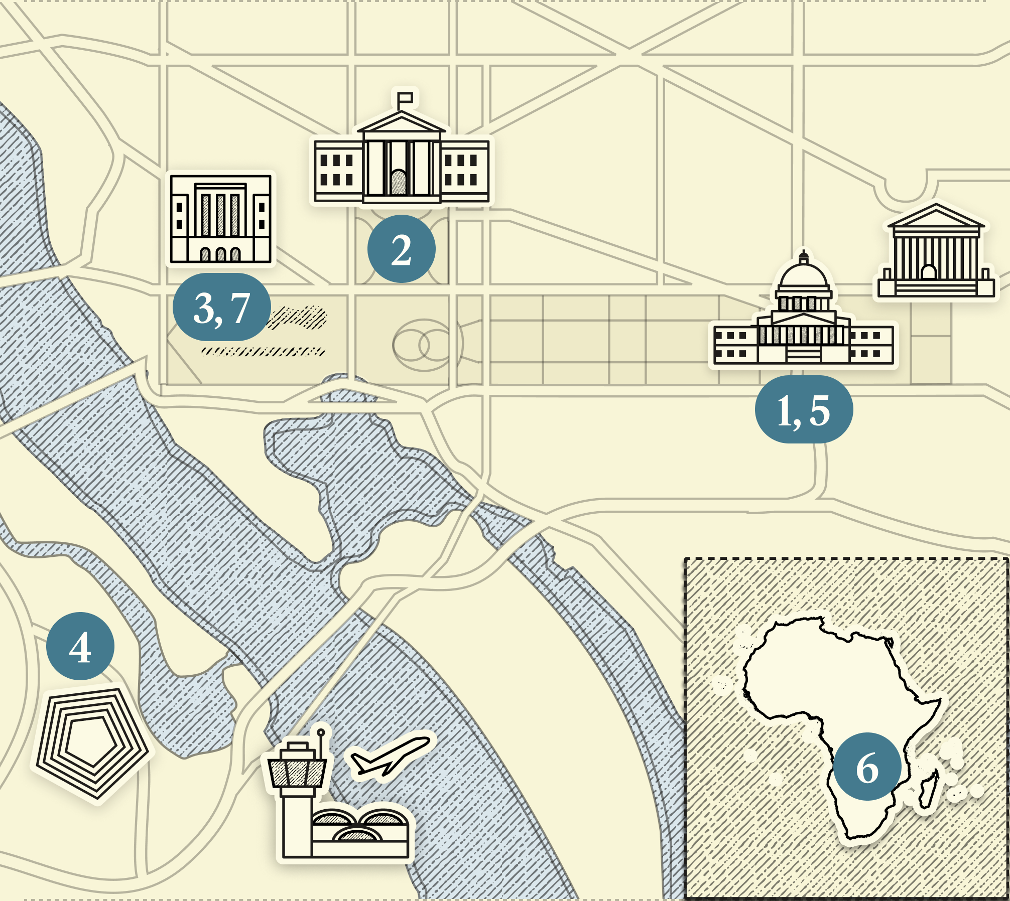 A map of DC.