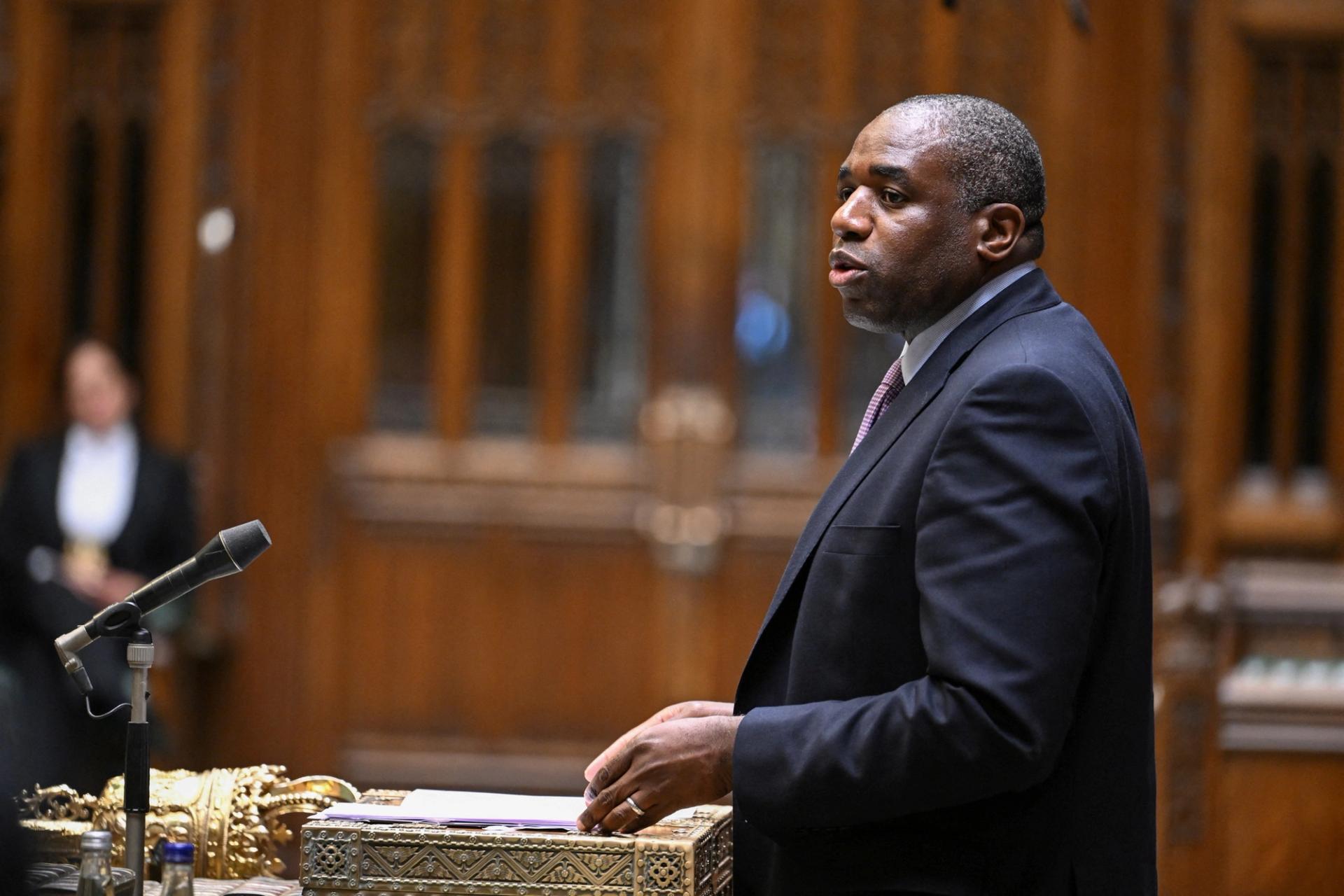 British Foreign Secretary David Lammy