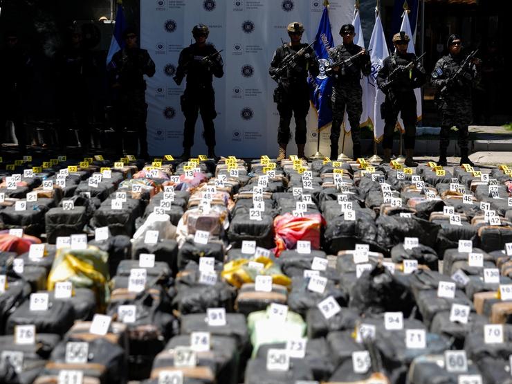 Confiscated cocaine in El Salvador