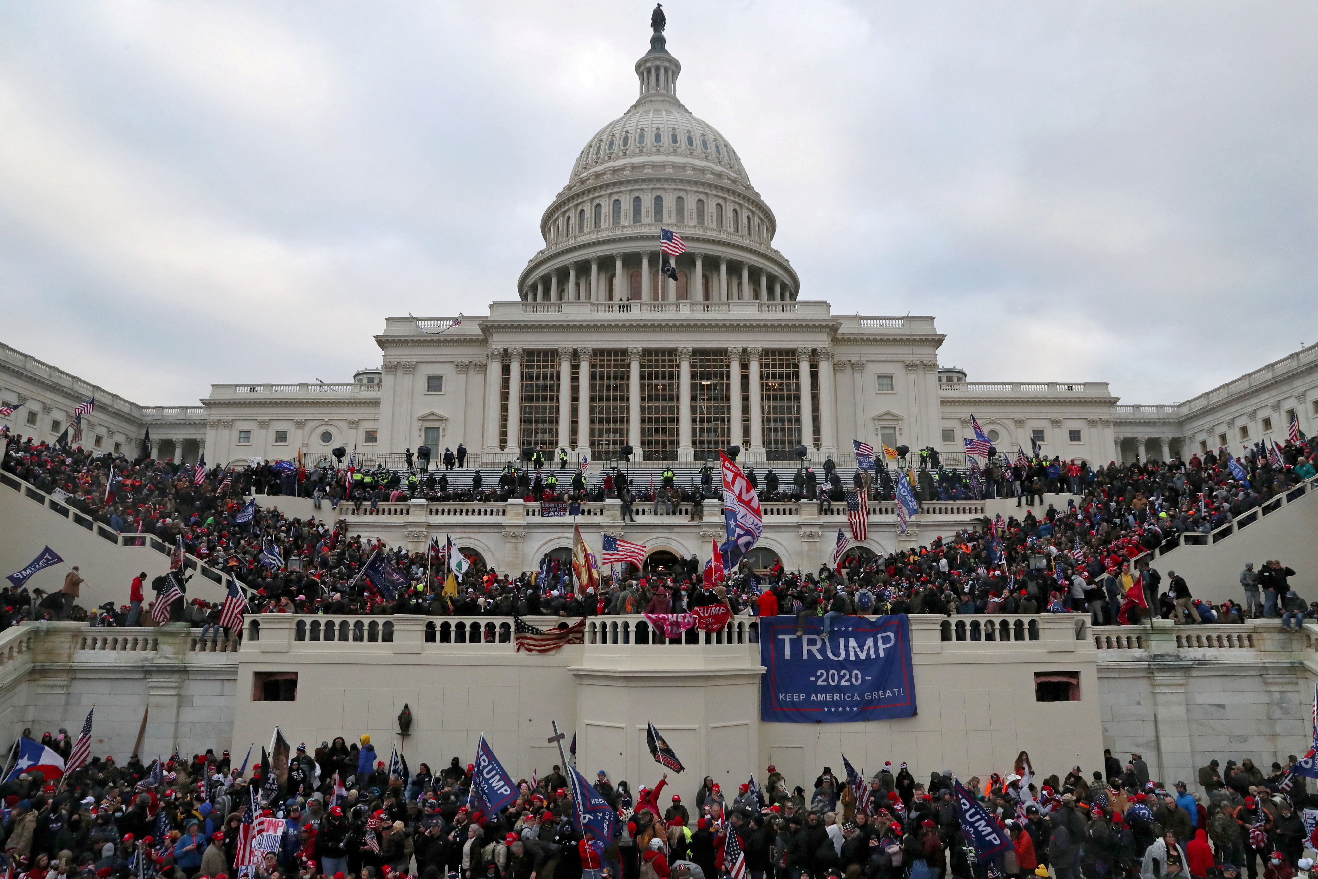 January 6, 2021 mob storms the Capitol