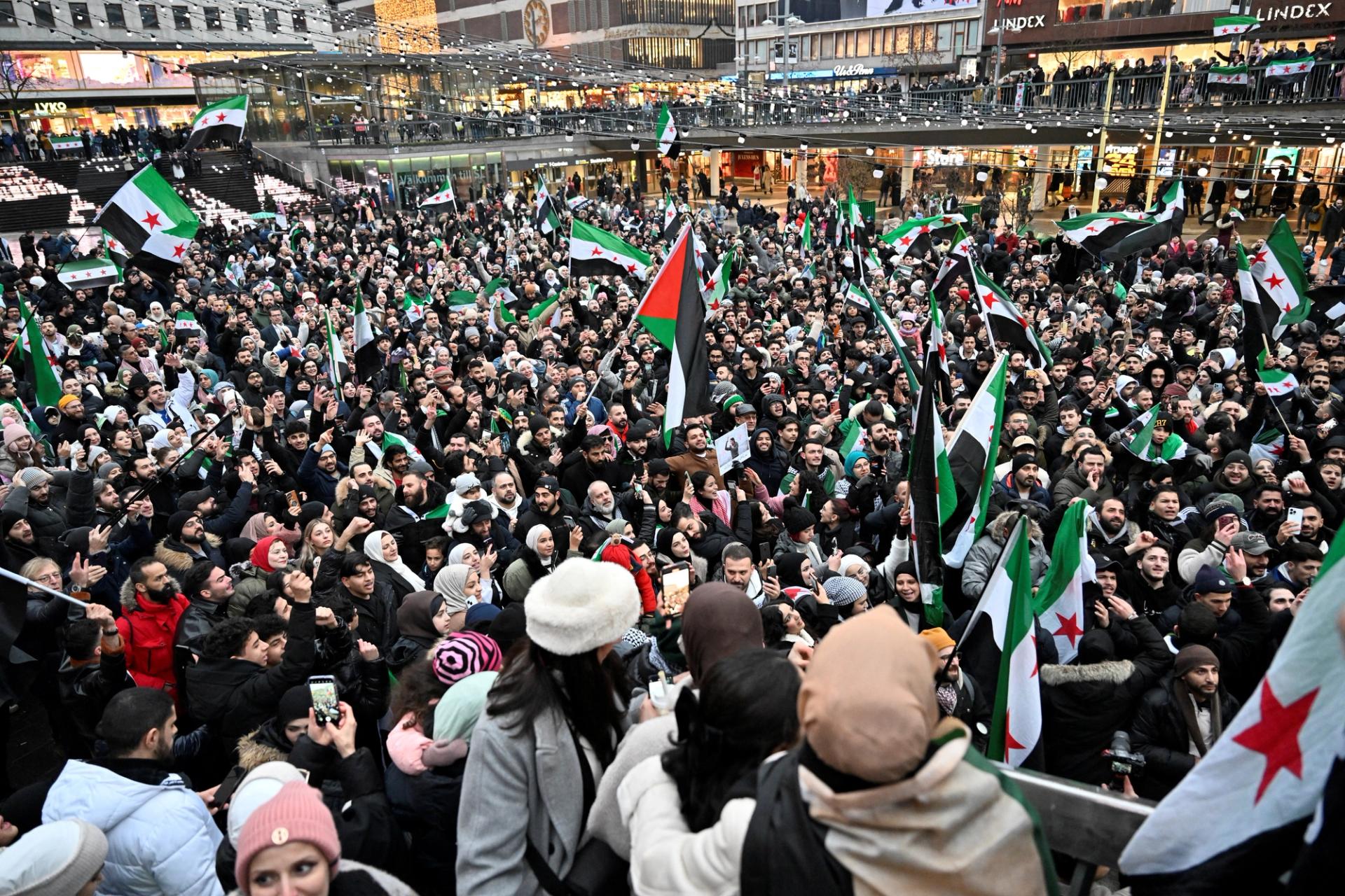 Celebration in Syria