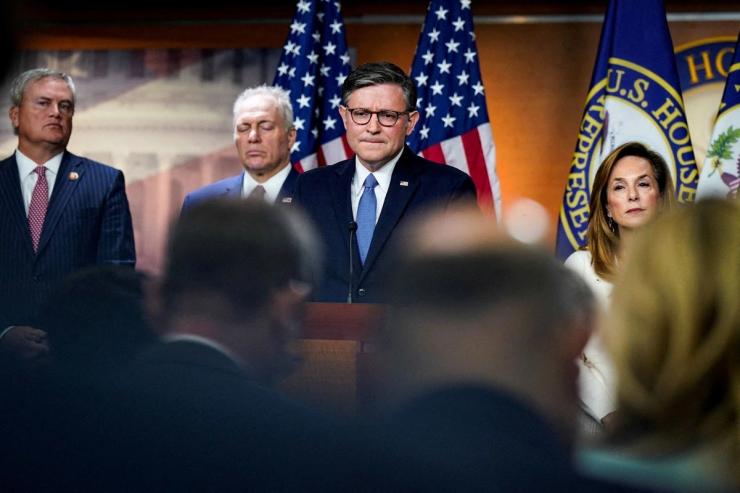 US House speaker Mike Johnson.