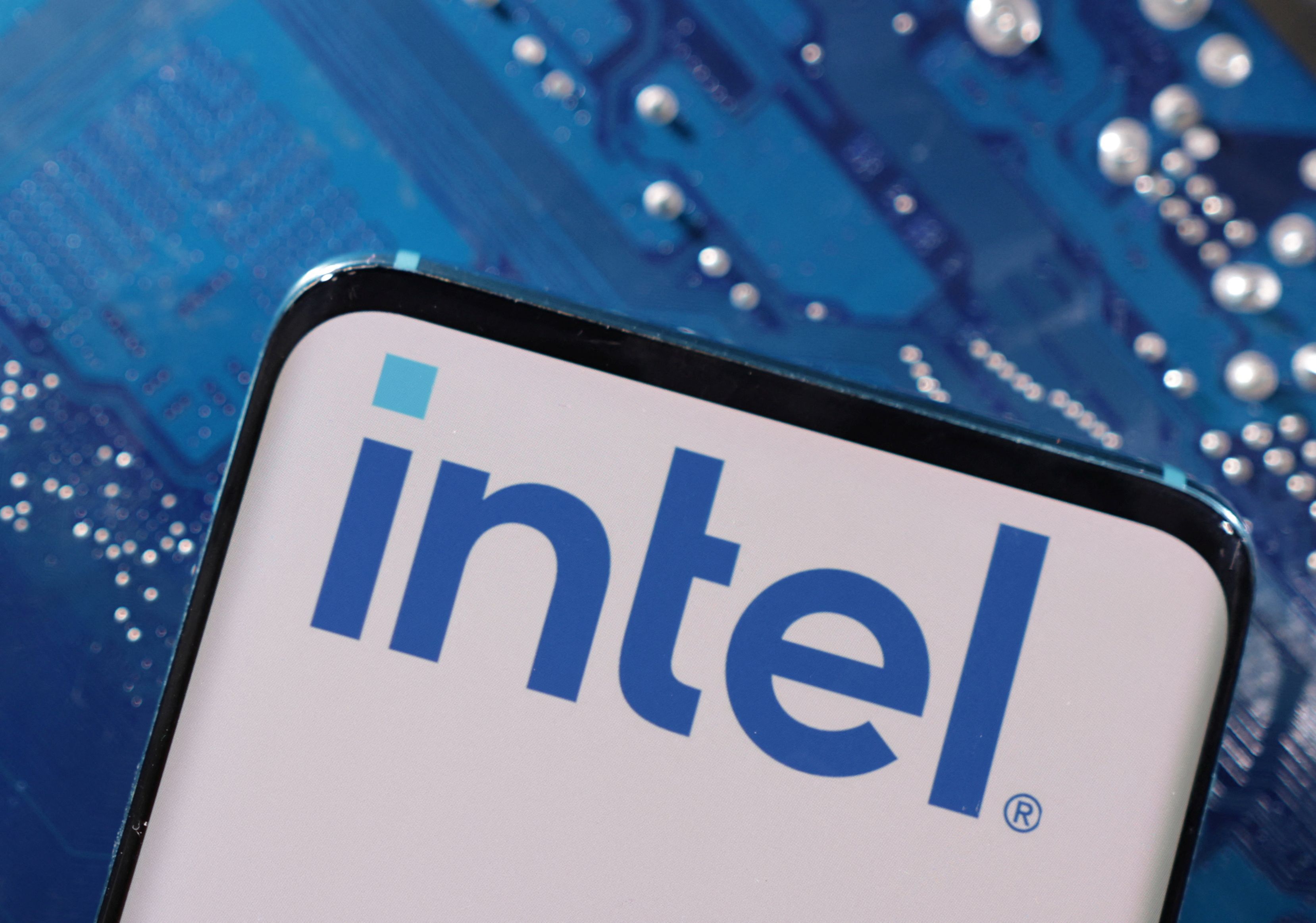 Intel company logo.