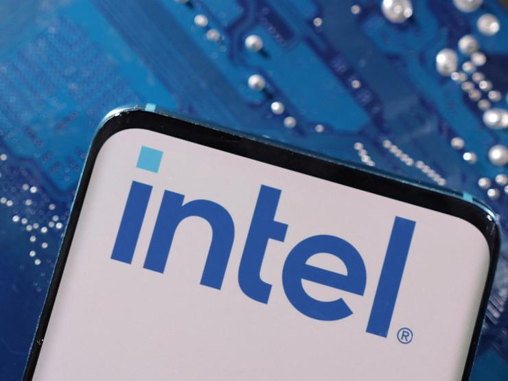 Intel company logo.