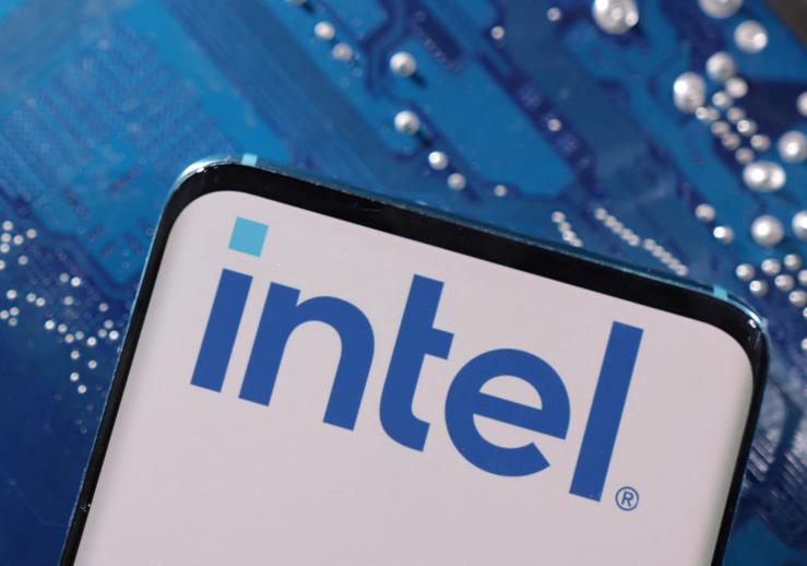 Intel company logo.