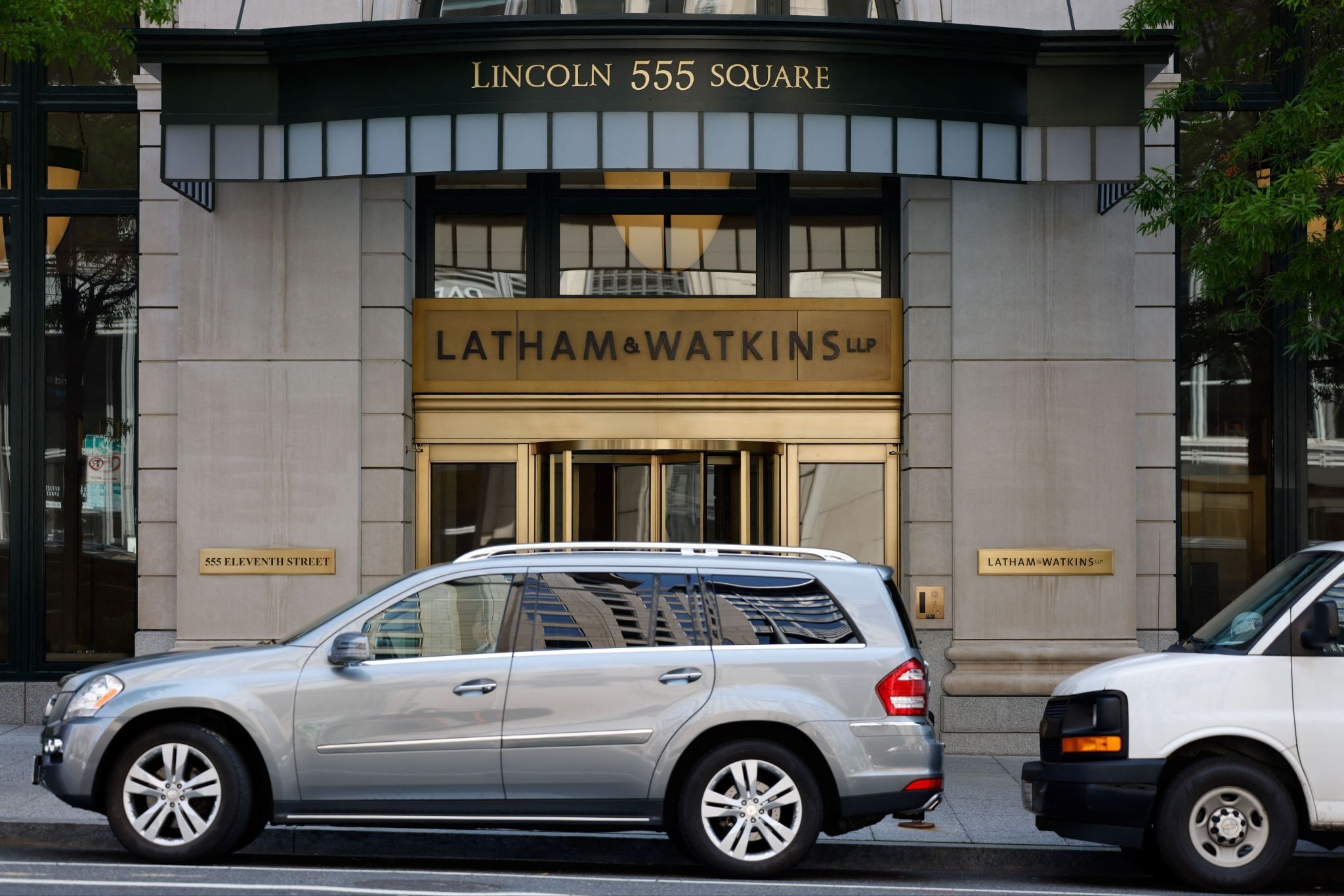 The office of law firm Latham and Watkins in Washington, U.S., July 12, 2023.