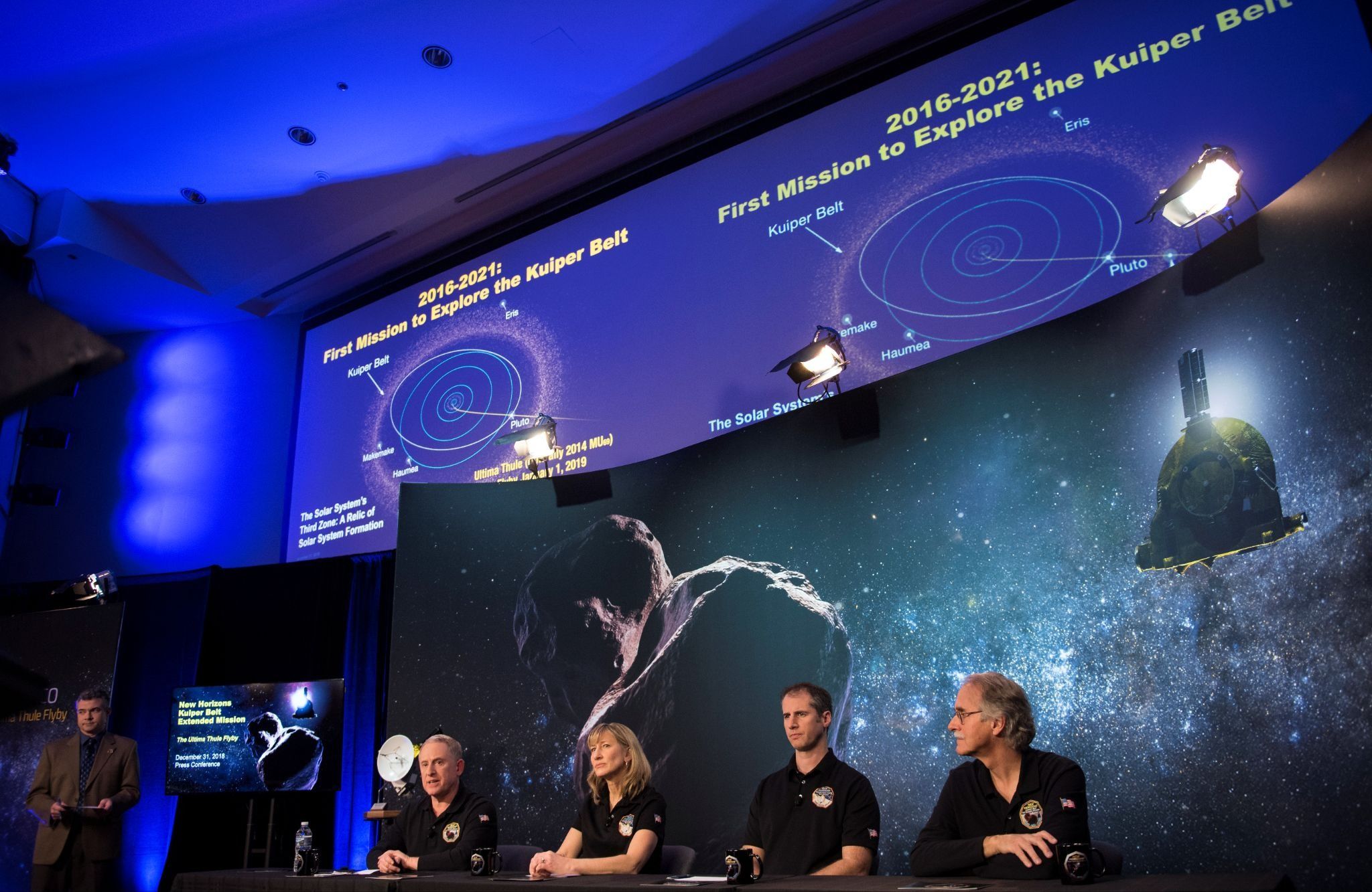 New Horizons principal investigator Alan Stern of the Southwest Research Institute (SwRI), Boulder, CO. 
