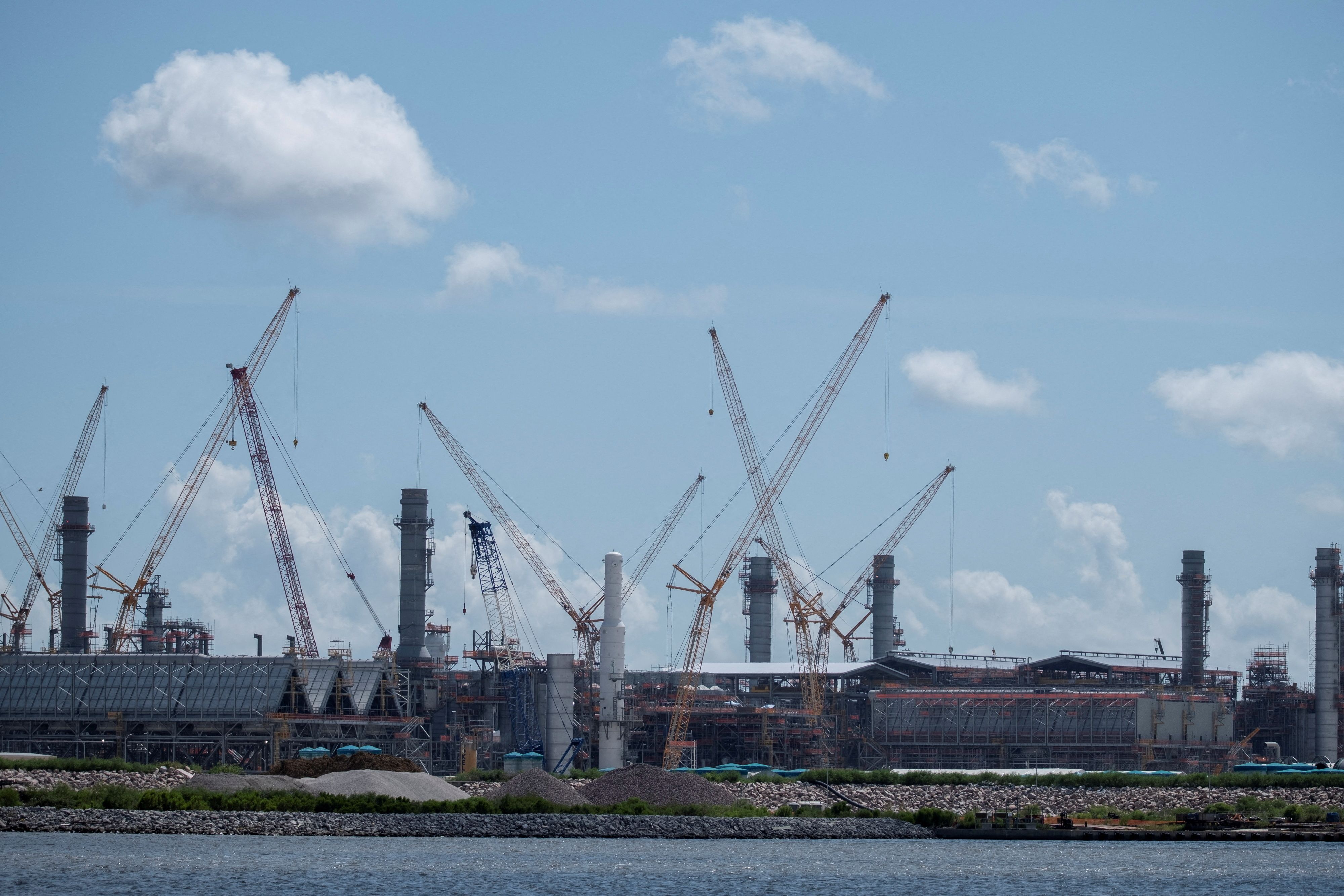 An LNG facility in Texas. 