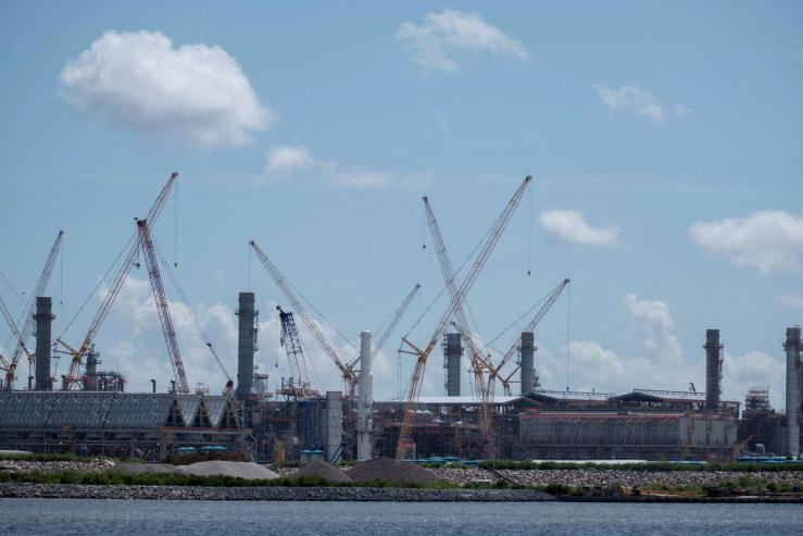 An LNG facility in Texas.