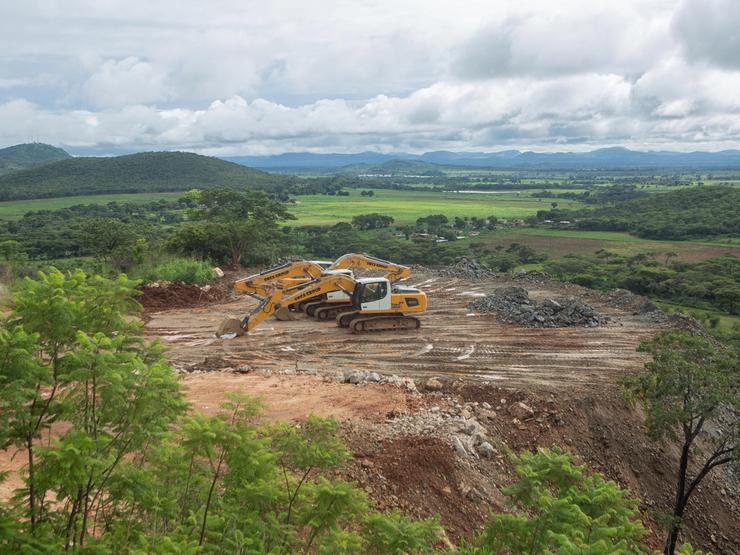 The Arcadia Lithium mining site in Goromonzi, Zimbabwe.