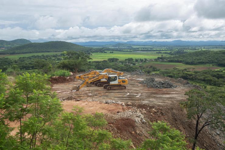 The Arcadia Lithium mining site in Goromonzi, Zimbabwe.