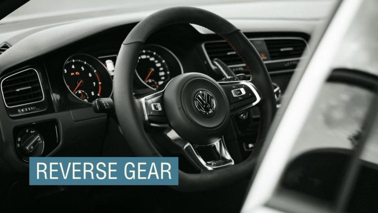 A car steering wheel.