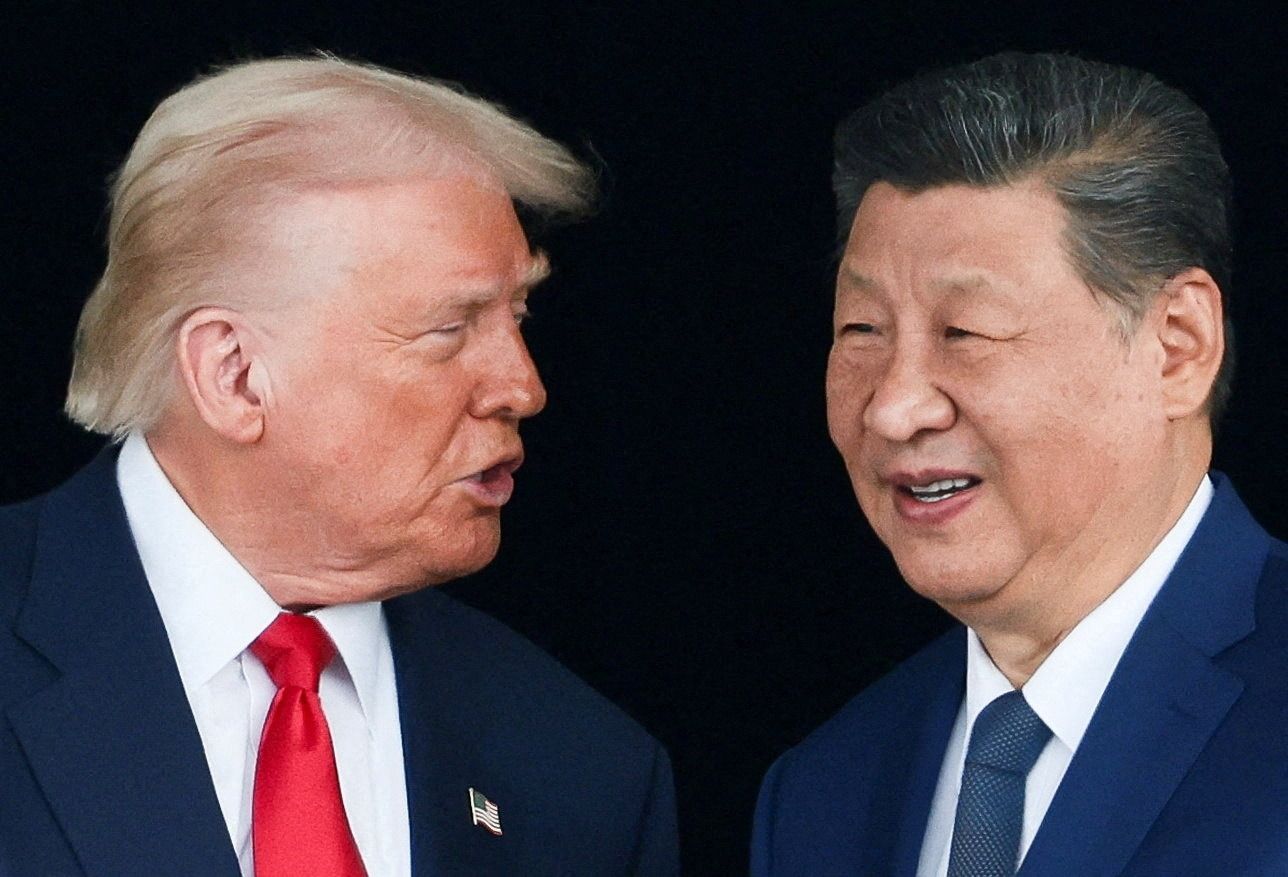 Donald Trump and Xi Jinping 