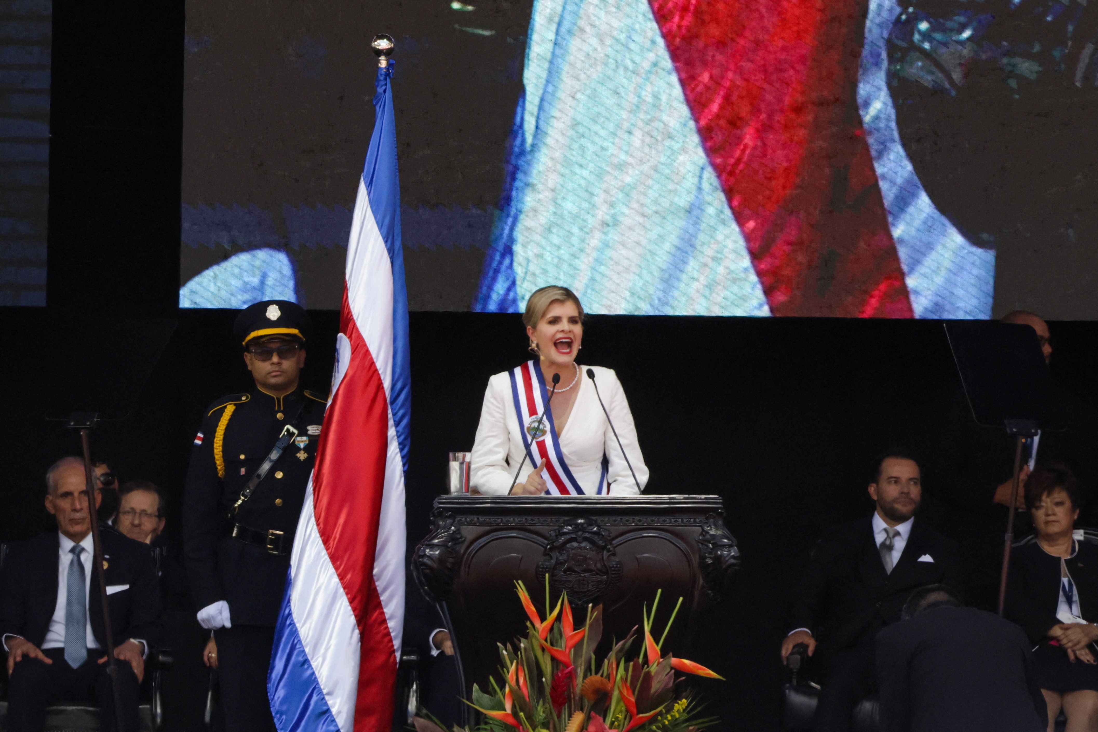 Costa Rica’s President Laura Fernandez.
