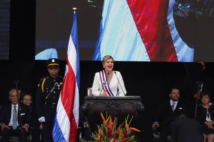 Costa Rica’s President Laura Fernandez.