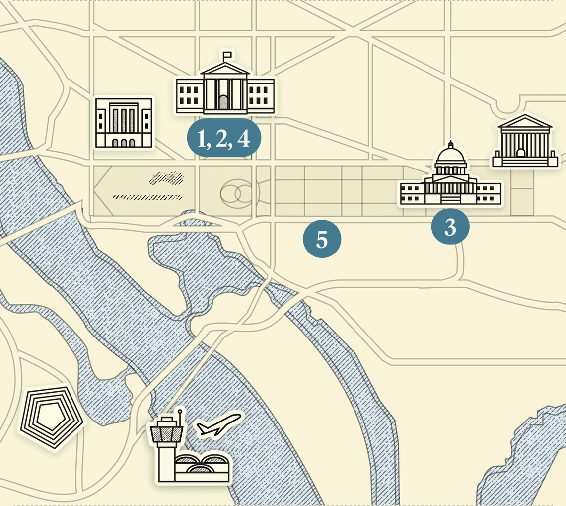 Map of Washington, DC