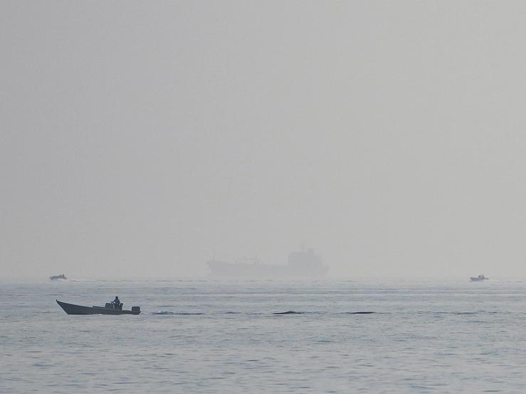 Vessels at the Strait of Hormuz